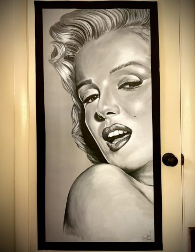 Marilyn Monroe- 50x24 on Loose Canvas - $900