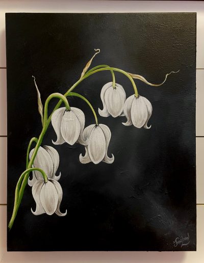 Lily of the Valley - 16x20 on Stretched Canvas - $200
