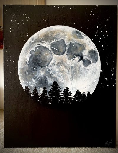 Tales of Night - 16x20 on Stretched Canvas - $400